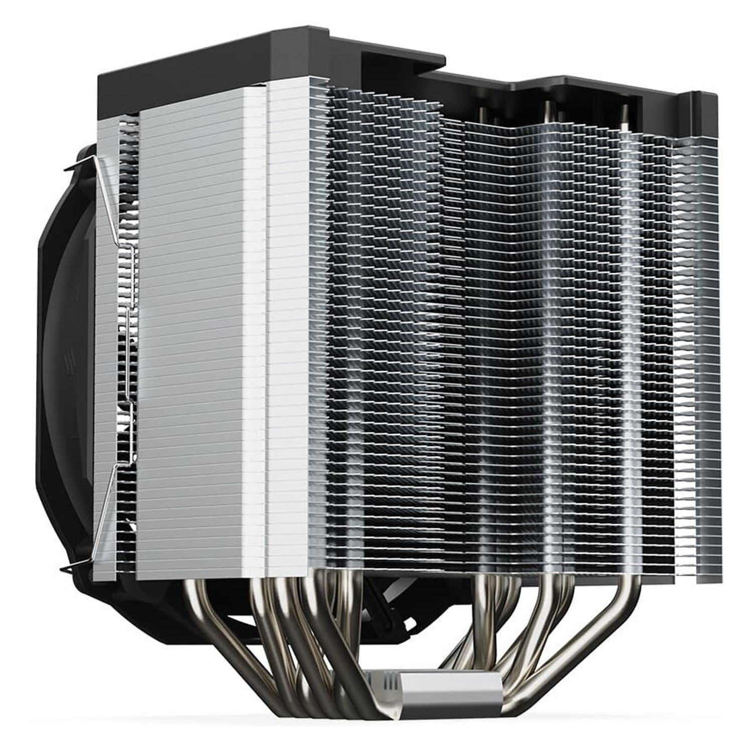 Cooler CPU SilentiumPC Fortis 5, compatibil Intel/AMD, ventilator 140mm PWM fotografia produsului View 2 L