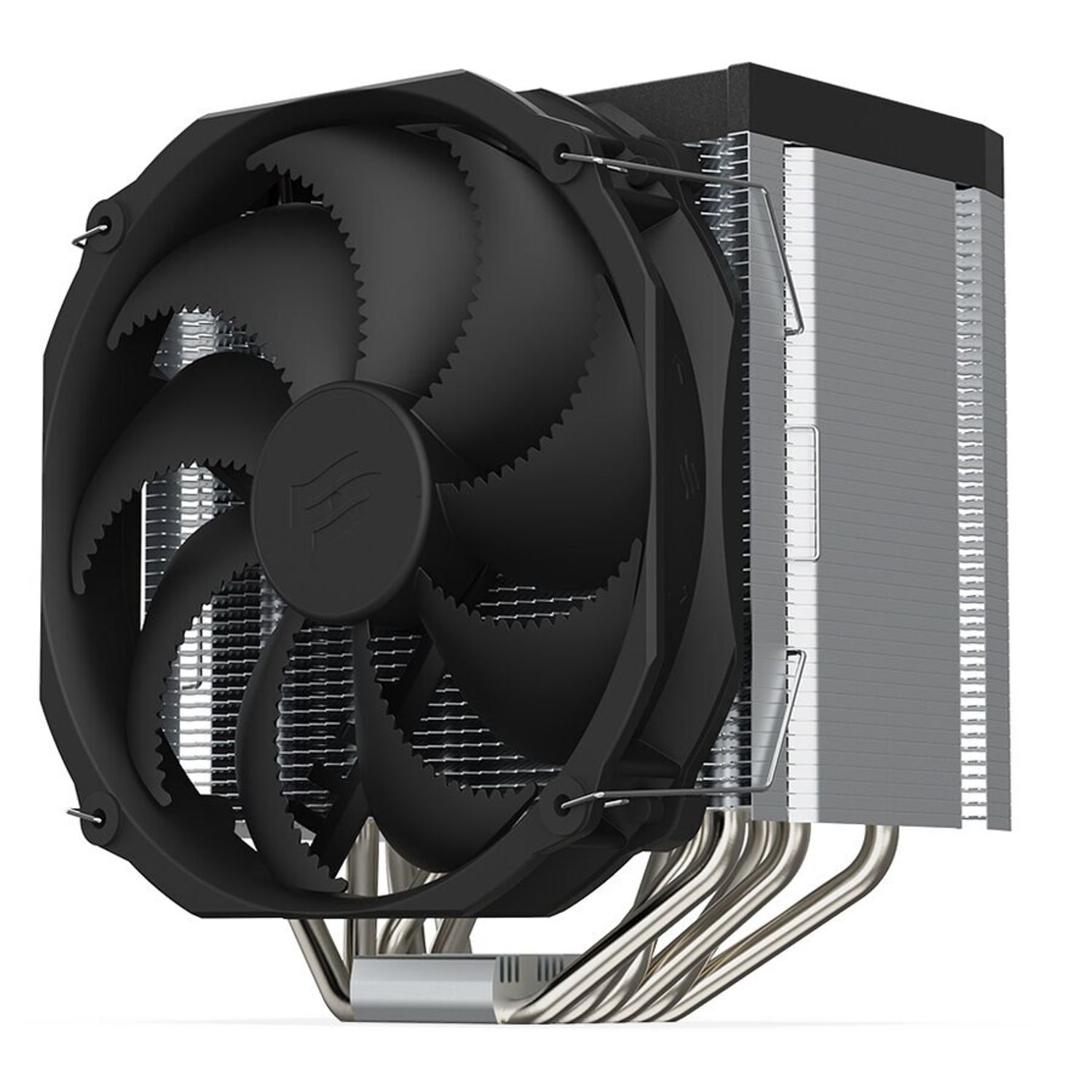 Cooler CPU SilentiumPC Fortis 5, compatibil Intel/AMD, ventilator 140mm PWM fotografia produsului View 4 L