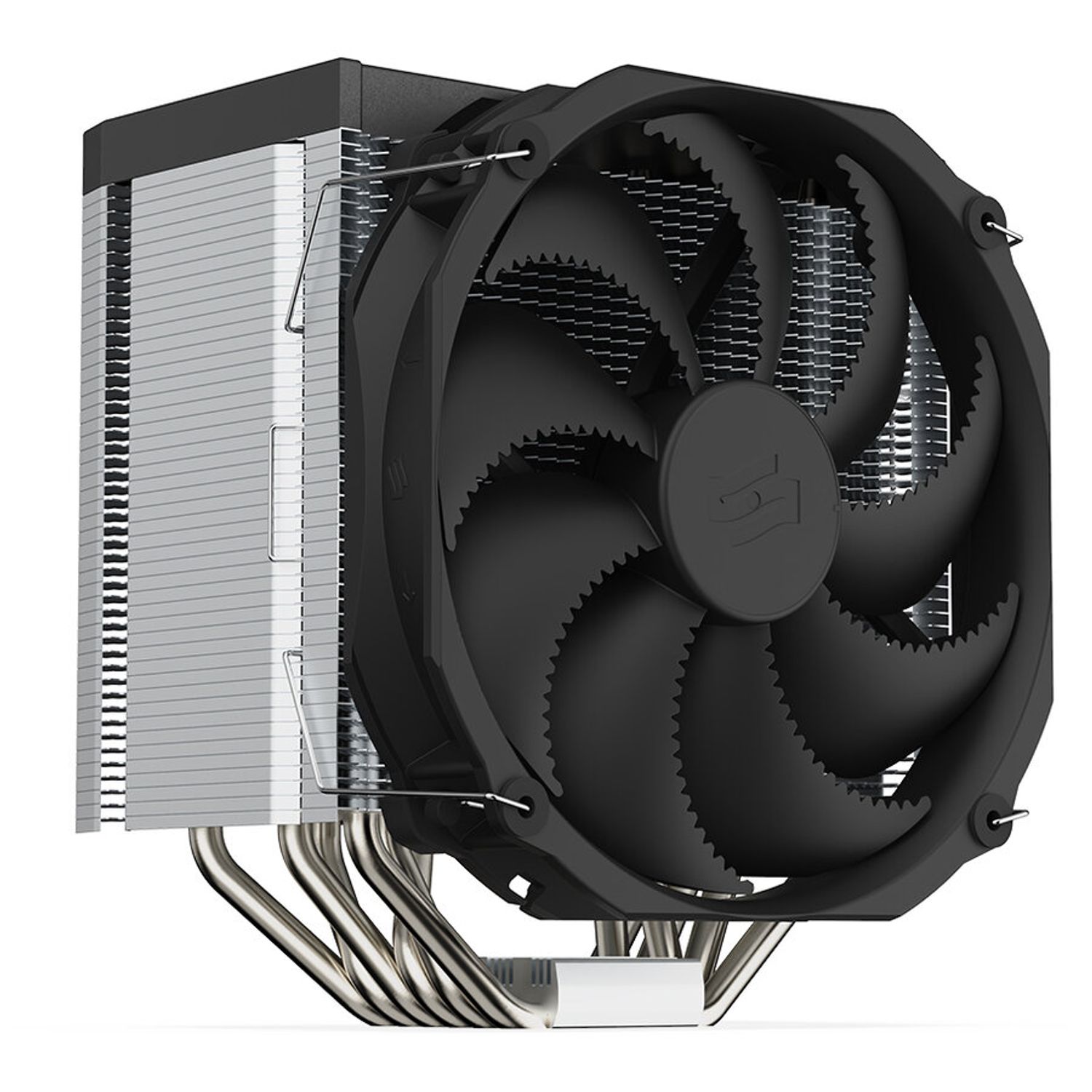 Cooler CPU SilentiumPC Fortis 5, compatibil Intel/AMD, ventilator 140mm PWM fotografia produsului View 6 L