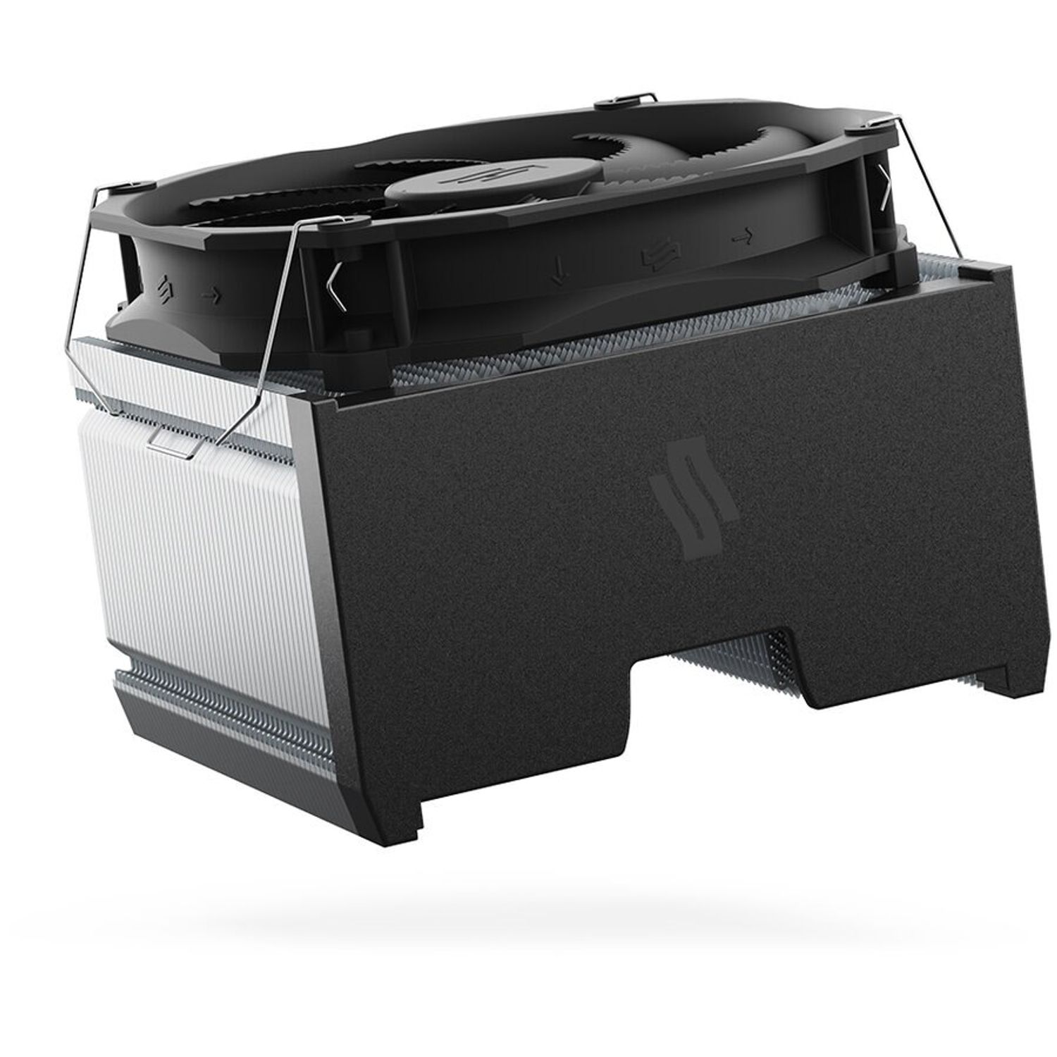 Cooler CPU SilentiumPC Fortis 5, compatibil Intel/AMD, ventilator 140mm PWM fotografia produsului View 17 L