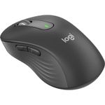 Mouse Logitech M650 L Silent, Bluetooth, Wireless, Bolt USB receiver, Graphite Mouse Wireless Logitech Signature M650 L, Bluetooth/USB (Gri) fotografia produsului View 3 S