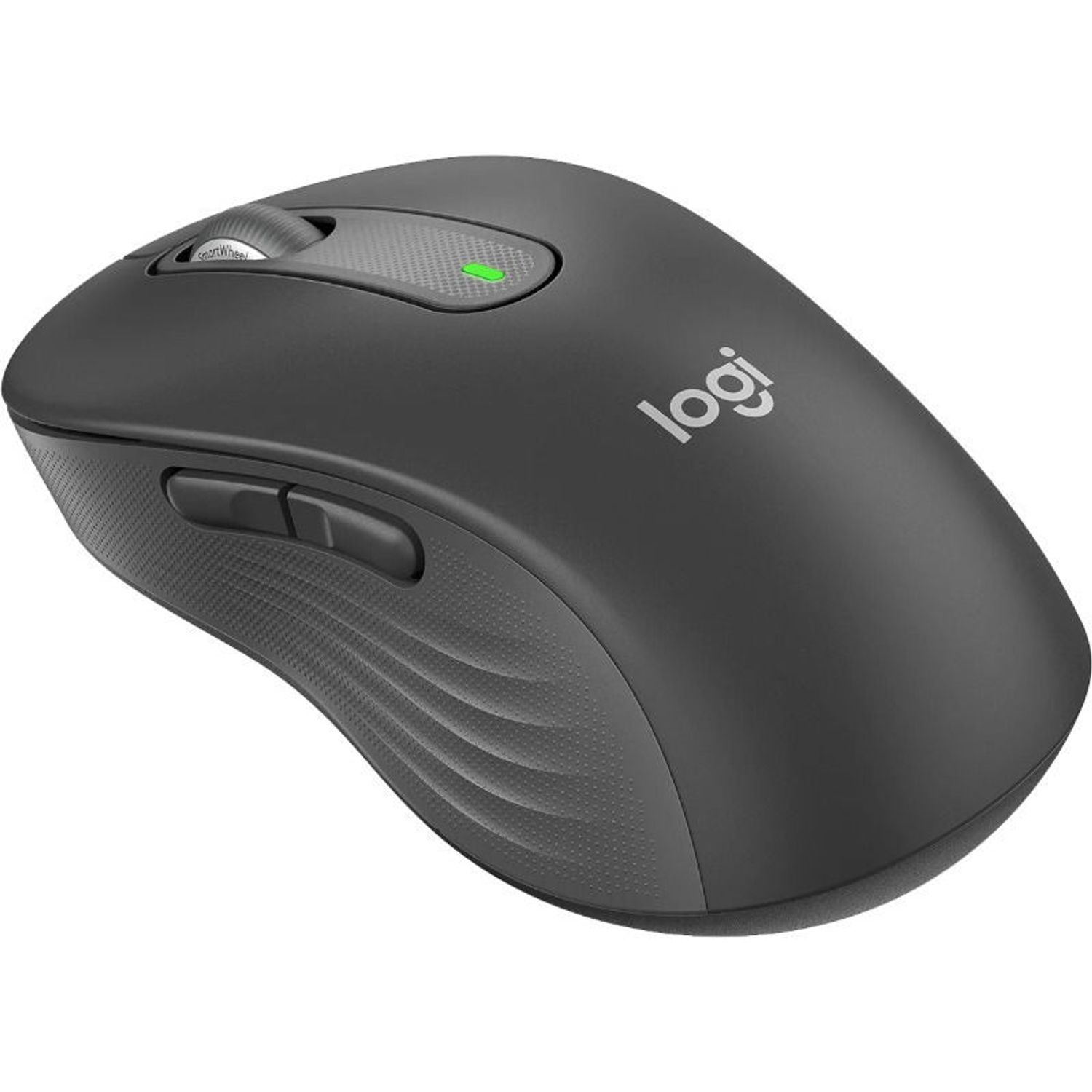 Mouse Logitech M650 L Silent, Bluetooth, Wireless, Bolt USB receiver, Graphite Mouse Wireless Logitech Signature M650 L, Bluetooth/USB (Gri) fotografia produsului View 3 L
