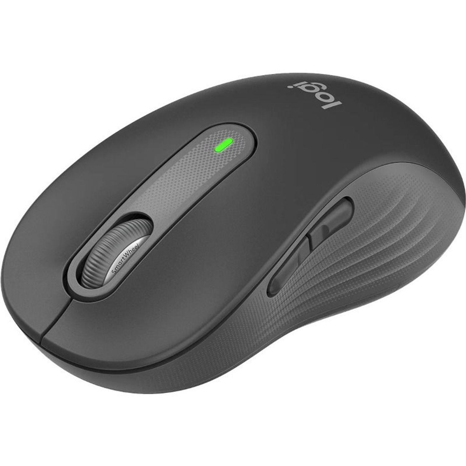 Mouse Logitech M650 L Silent, Bluetooth, Wireless, Bolt USB receiver, Graphite Mouse Wireless Logitech Signature M650 L, Bluetooth/USB (Gri) fotografia produsului View 2 L