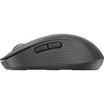 Mouse Logitech M650 L Silent, Bluetooth, Wireless, Bolt USB receiver, Graphite Mouse Wireless Logitech Signature M650 L, Bluetooth/USB (Gri) fotografia produsului View 4 S