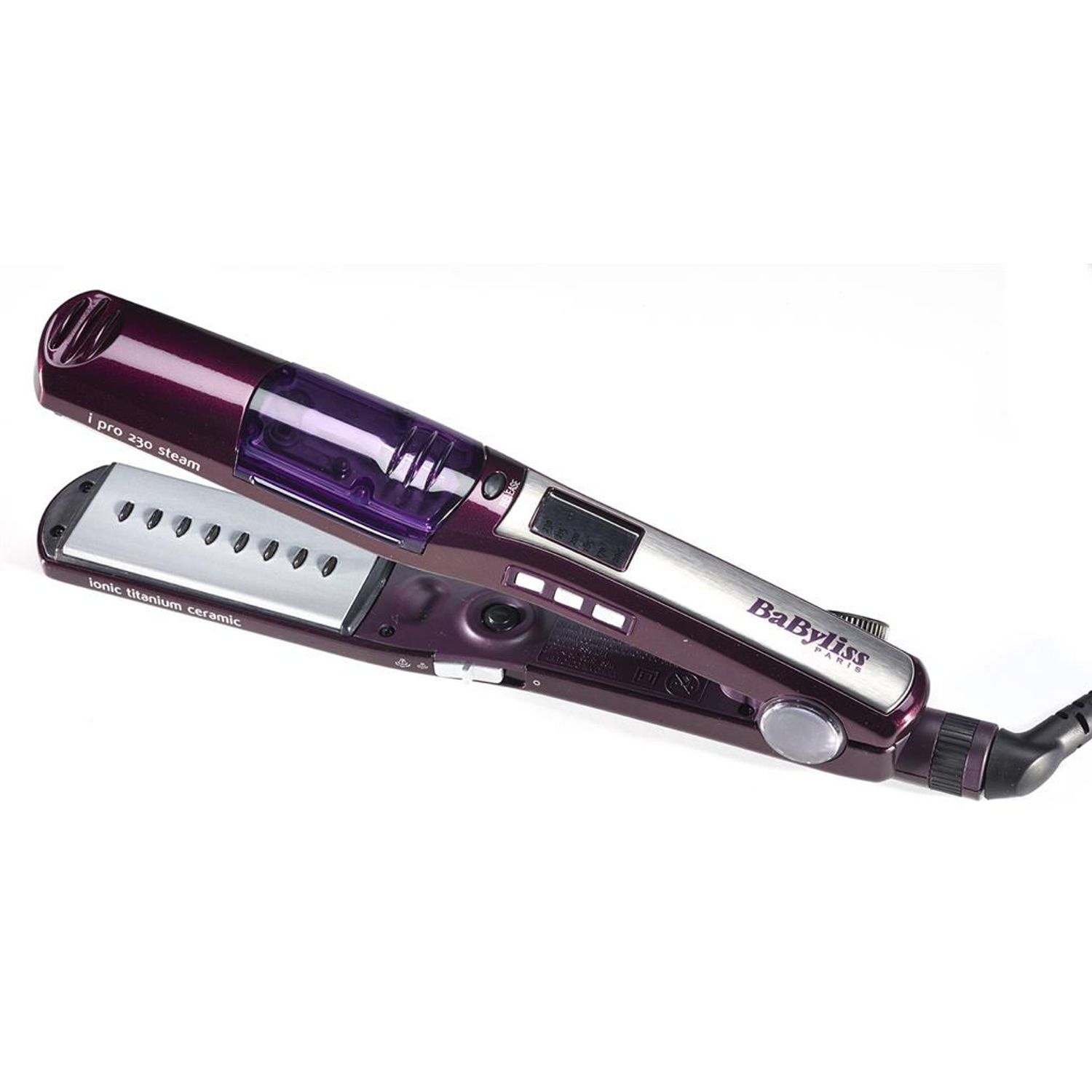 Placa de indreptat parul BaByliss ST395E, 230 grade (Violet) fotografia produsului