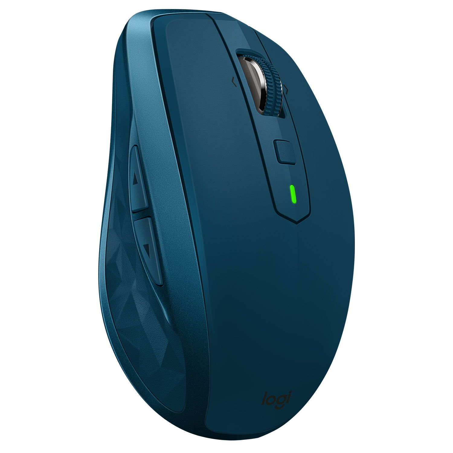 Mouse Wireless Logitech MX Anywhere 2S, midnight teal Mouse optic Logitech MX Anywhere 2S, Wireless, Bluetooth (Albastru inchis) fotografia produsului View 3 L