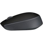 Mouse Logitech M171, Wireless, Negru Mouse Wireless Logitech M171, USB, 1000 DPI (Negru) fotografia produsului View 3 S