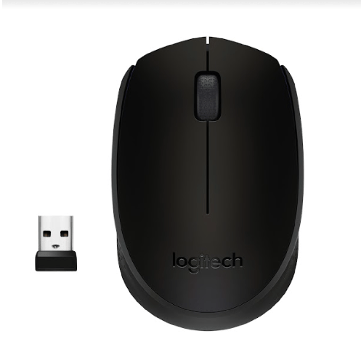 Mouse Logitech M171, Wireless, Negru Mouse Wireless Logitech M171, USB, 1000 DPI (Negru) fotografia produsului View 7 L
