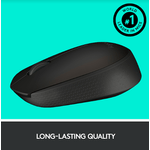 Mouse Logitech M171, Wireless, Negru Mouse Wireless Logitech M171, USB, 1000 DPI (Negru) fotografia produsului View 13 S
