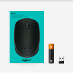 Mouse Logitech M171, Wireless, Negru Mouse Wireless Logitech M171, USB, 1000 DPI (Negru) fotografia produsului View 14 S