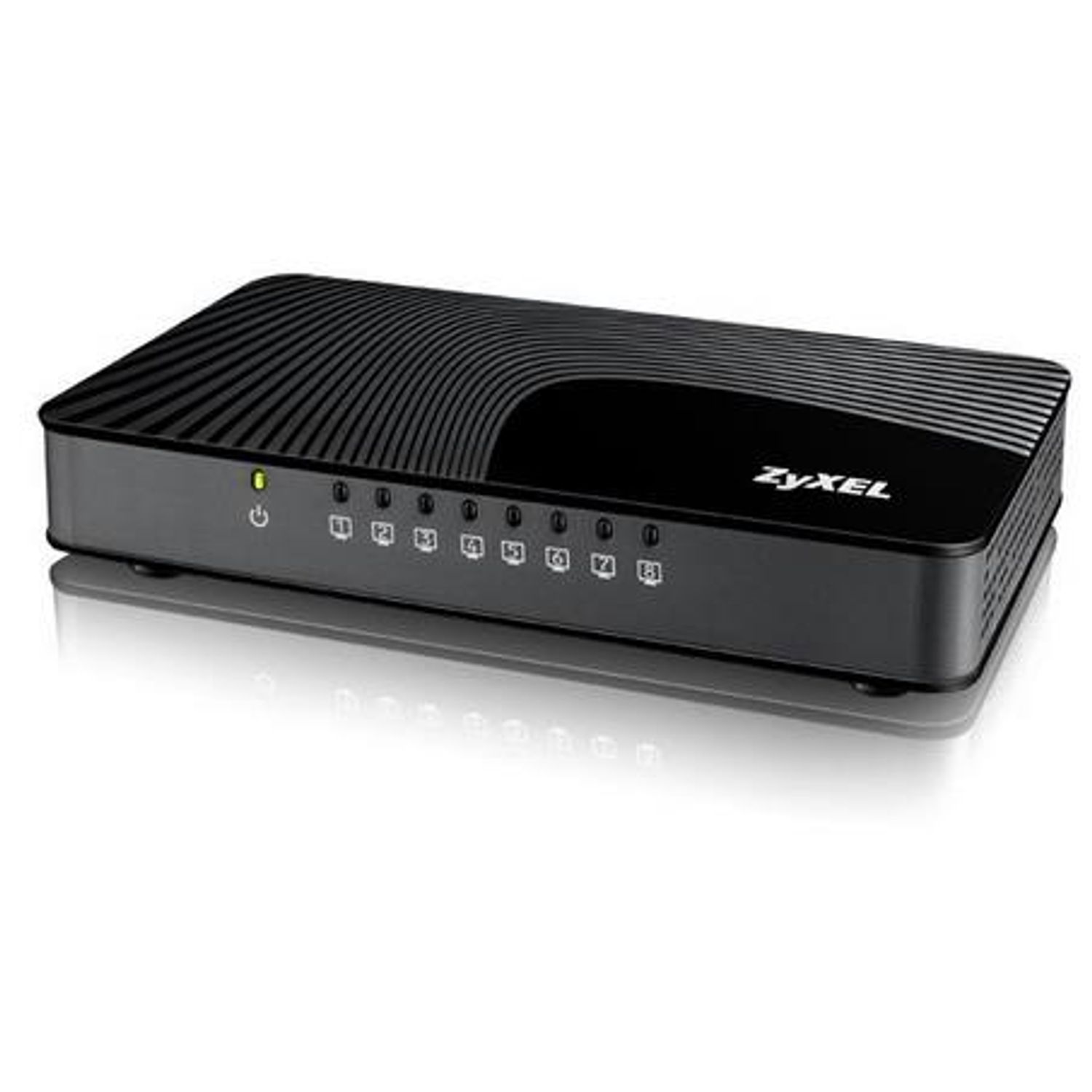 Switch ZyXEL GS-108S v2, Gigabit, 8 porturi fotografia produsului