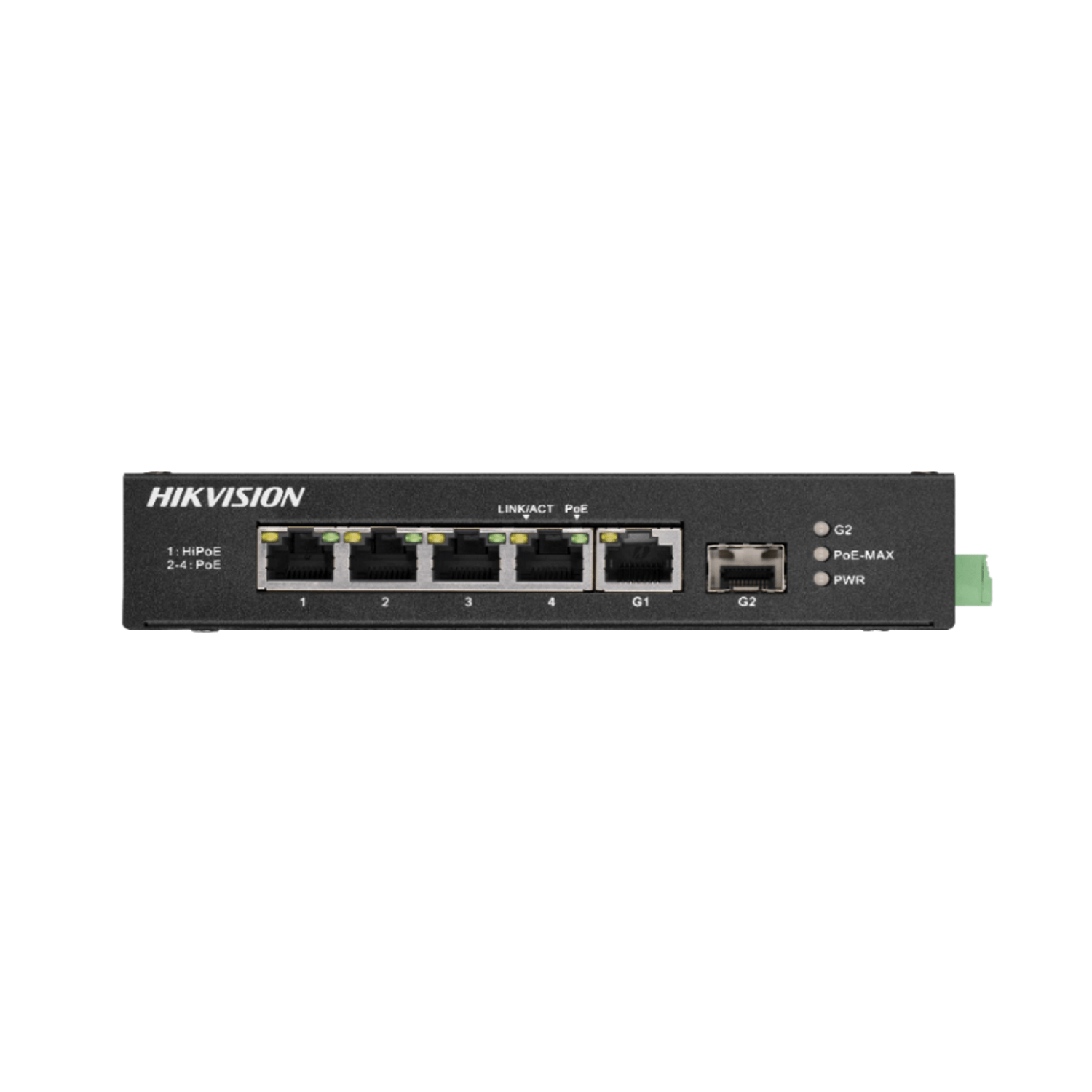 Switch Hikvision DS-3T0306HP-E/HS, 4-port, HiPOE fotografia produsului