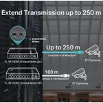 Switch TP-Link TL-SF1009P, 8 Porturi, PoE+ fotografia produsului View 6 S