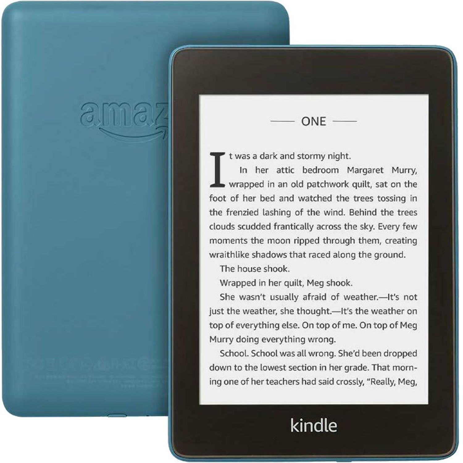 E-Book Reader Kindle PaperWhite 2018, Ecran Carta e-ink 6", Waterproof, 32GB, Wi-Fi (Albastru) fotografia produsului
