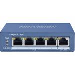 Switch Hikvision DS-3E0505P-E/M, 4-port, PoE fotografia produsului