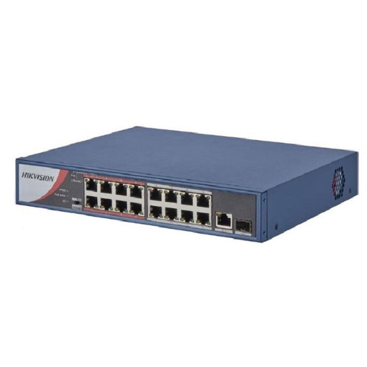 Switch POE Hikvision DS-3E0318P-E/M(B), 16 porturi fotografia produsului