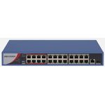 Switch Hikvision, DS-3E0326P-E/M(B), 24 Porturi, PoE fotografia produsului