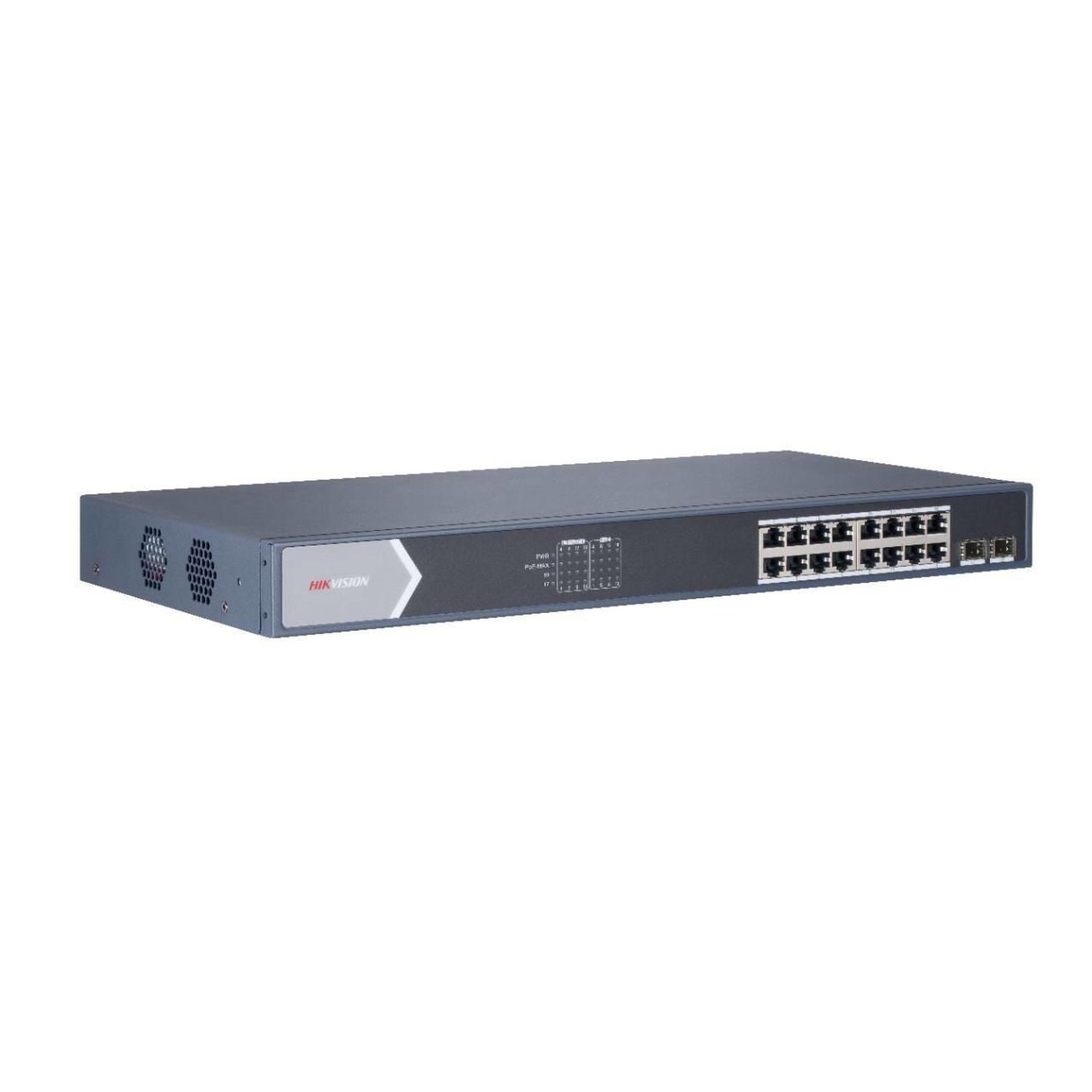 Switch Hikvision DS-3E0518P-E/M, 16-port, PoE fotografia produsului