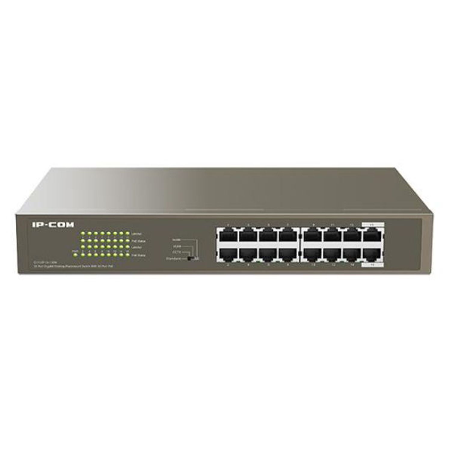 Switch IP-COM G1116P-16-150W, Gigabit, 16 porturi, PoE fotografia produsului