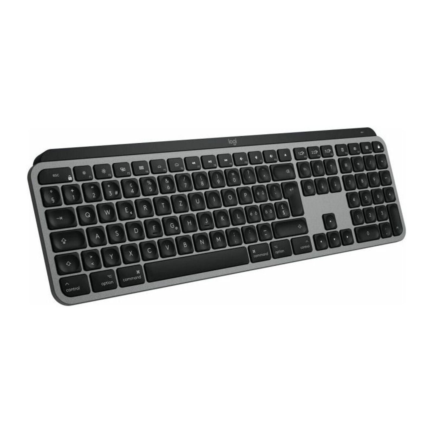 Tastatura Logitech MX Keys for Mac Wireless Illuminated, Bluetooth/USB (Negru/Gri) fotografia produsului