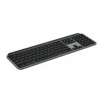 Tastatura Logitech MX Keys for Mac Wireless Illuminated, Bluetooth/USB (Negru/Gri) fotografia produsului View 3 S