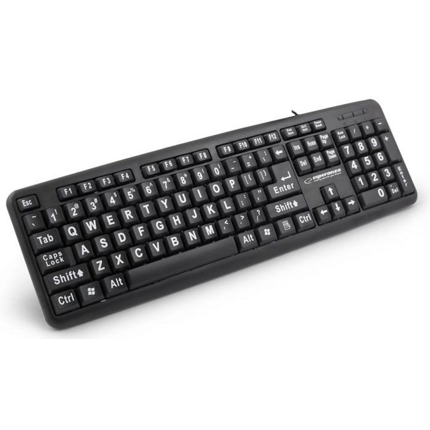 Tastatura Esperanza EK129, USB (Negru) fotografia produsului View 4 L