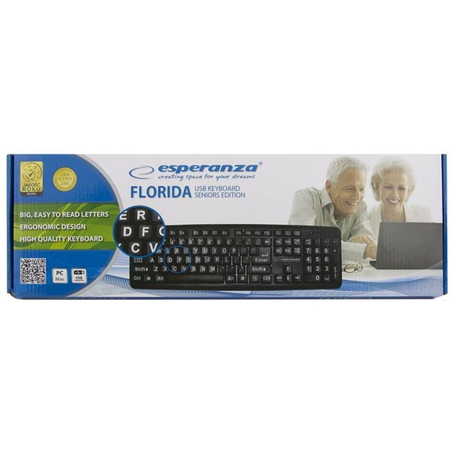Tastatura Esperanza EK129, USB (Negru) fotografia produsului View 6 L