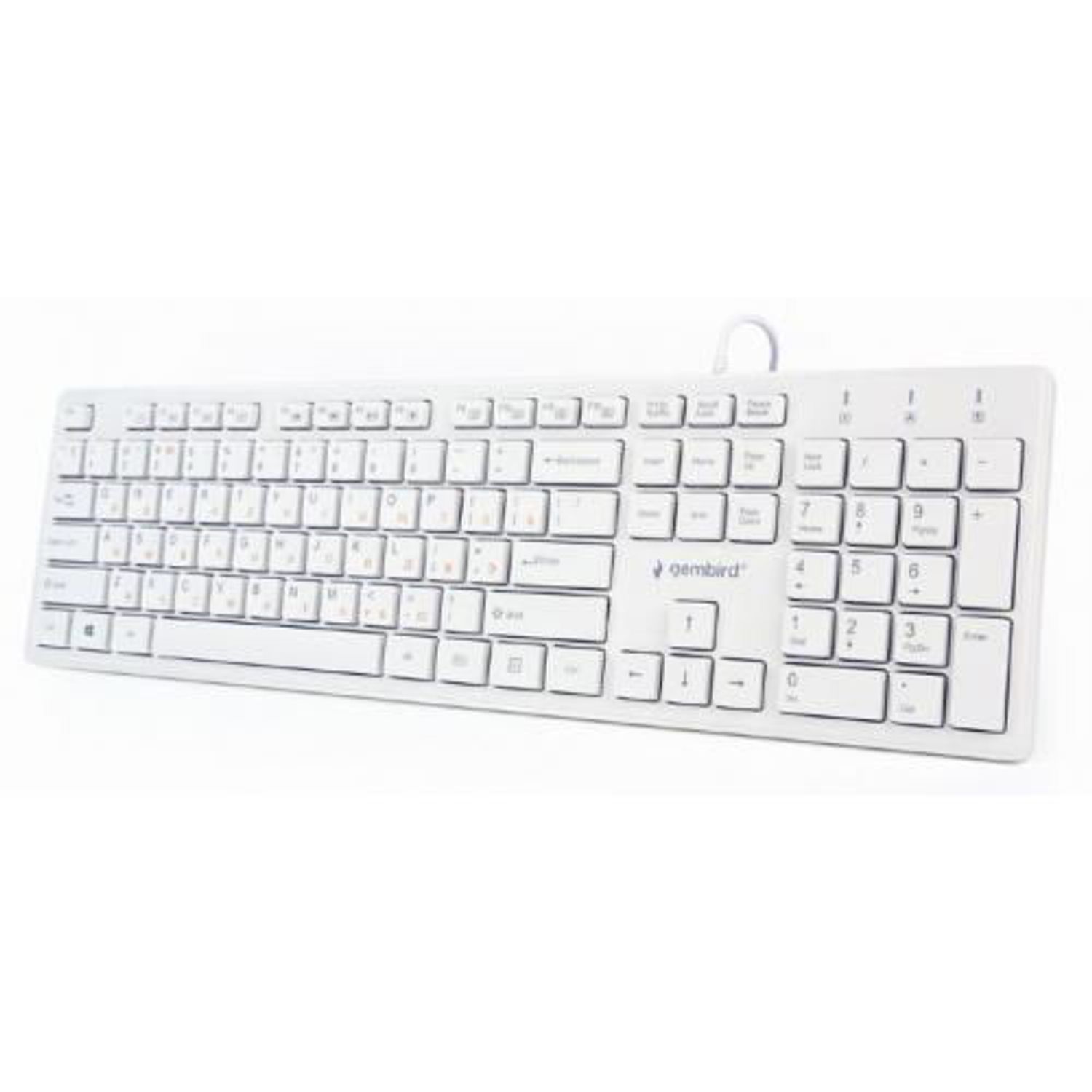 Tastatura Gembird Chocolate, USB (Alb) fotografia produsului