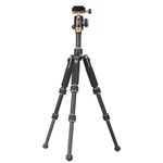 Trepied profesional Shoot XT-441, 20cm - 54cm din aluminiu rezistent, cap cu bila (Negru) fotografia produsului