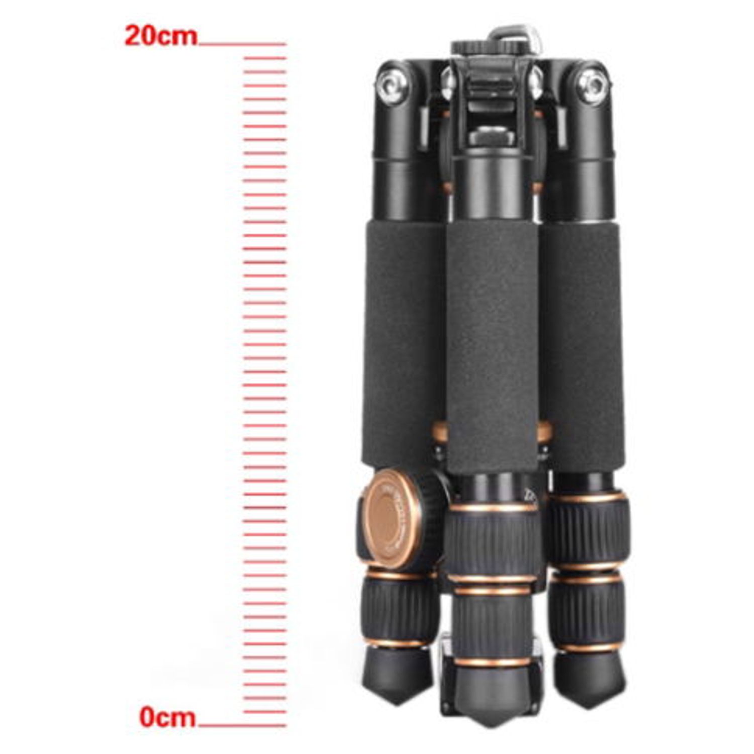 Trepied profesional Shoot XT-441, 20cm - 54cm din aluminiu rezistent, cap cu bila (Negru) fotografia produsului View 3 L