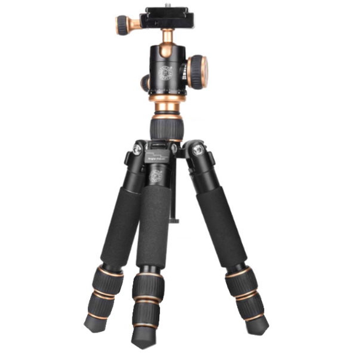 Trepied profesional Shoot XT-441, 20cm - 54cm din aluminiu rezistent, cap cu bila (Negru) fotografia produsului View 2 L