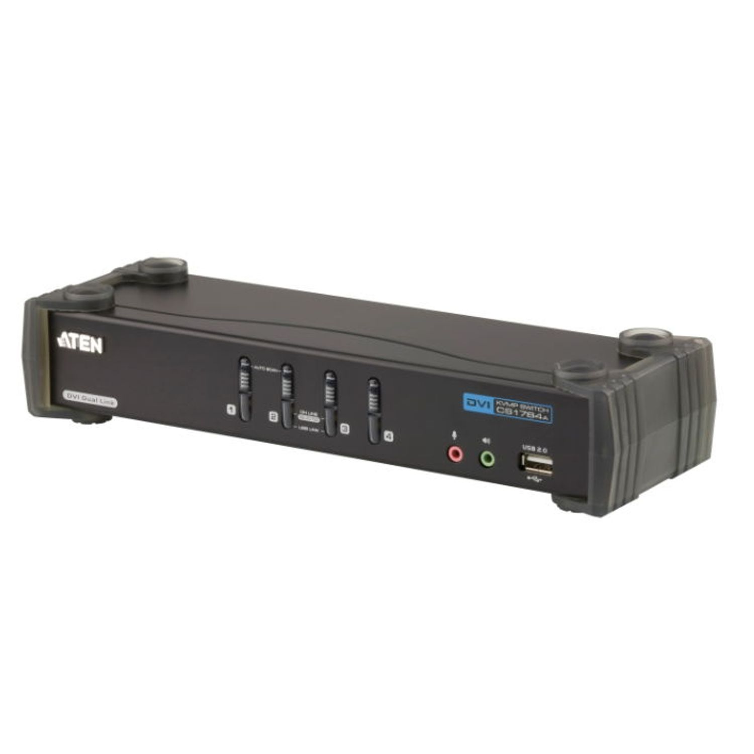 Switch KVM Aten CS1784A-AT-G, 4 porturi, USB fotografia produsului