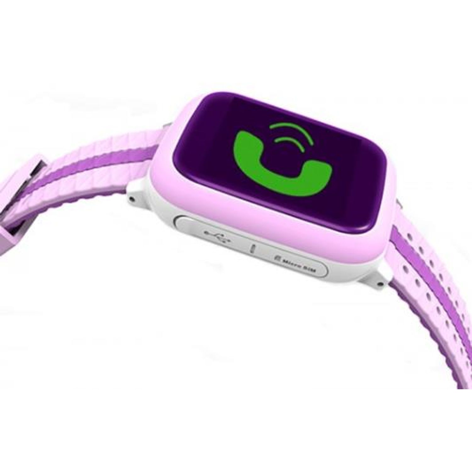 Smartwatch iUni Kid18, 1.44", GPS, Bratara silicon (Violet) fotografia produsului View 3 L