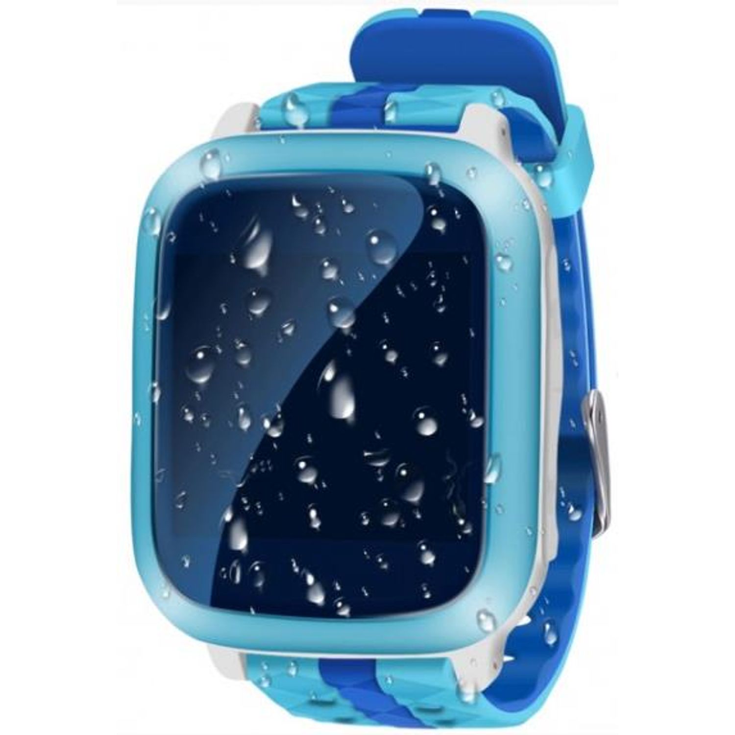 Smartwatch iUni Kid18, 1.44", GPS, Bratara silicon (Albastru) fotografia produsului