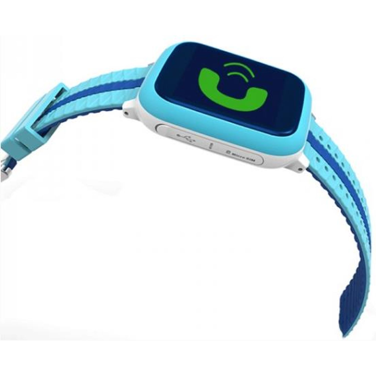 Smartwatch iUni Kid18, 1.44", GPS, Bratara silicon (Albastru) fotografia produsului View 4 L
