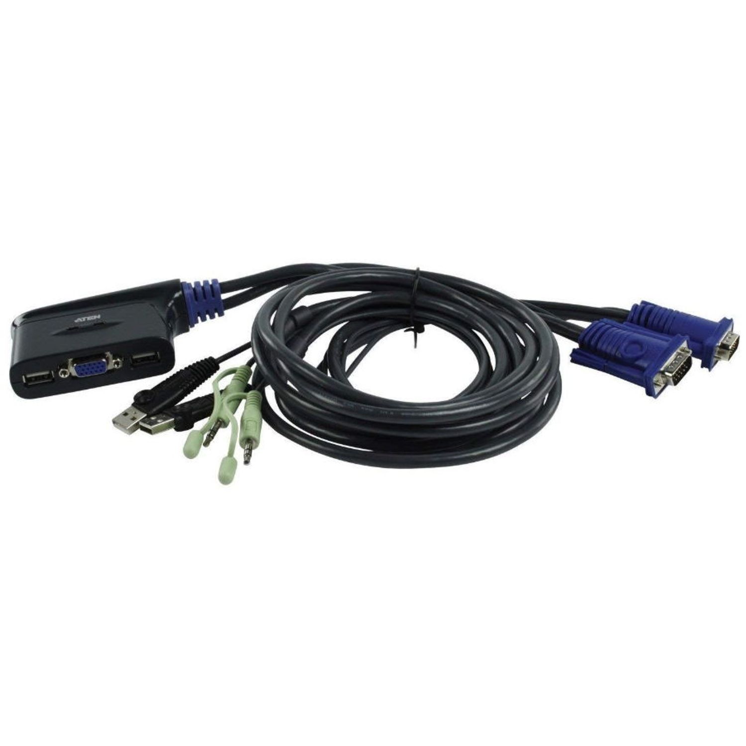 Switch KVM Aten CS62US-A7, 2 Porturi, USB fotografia produsului