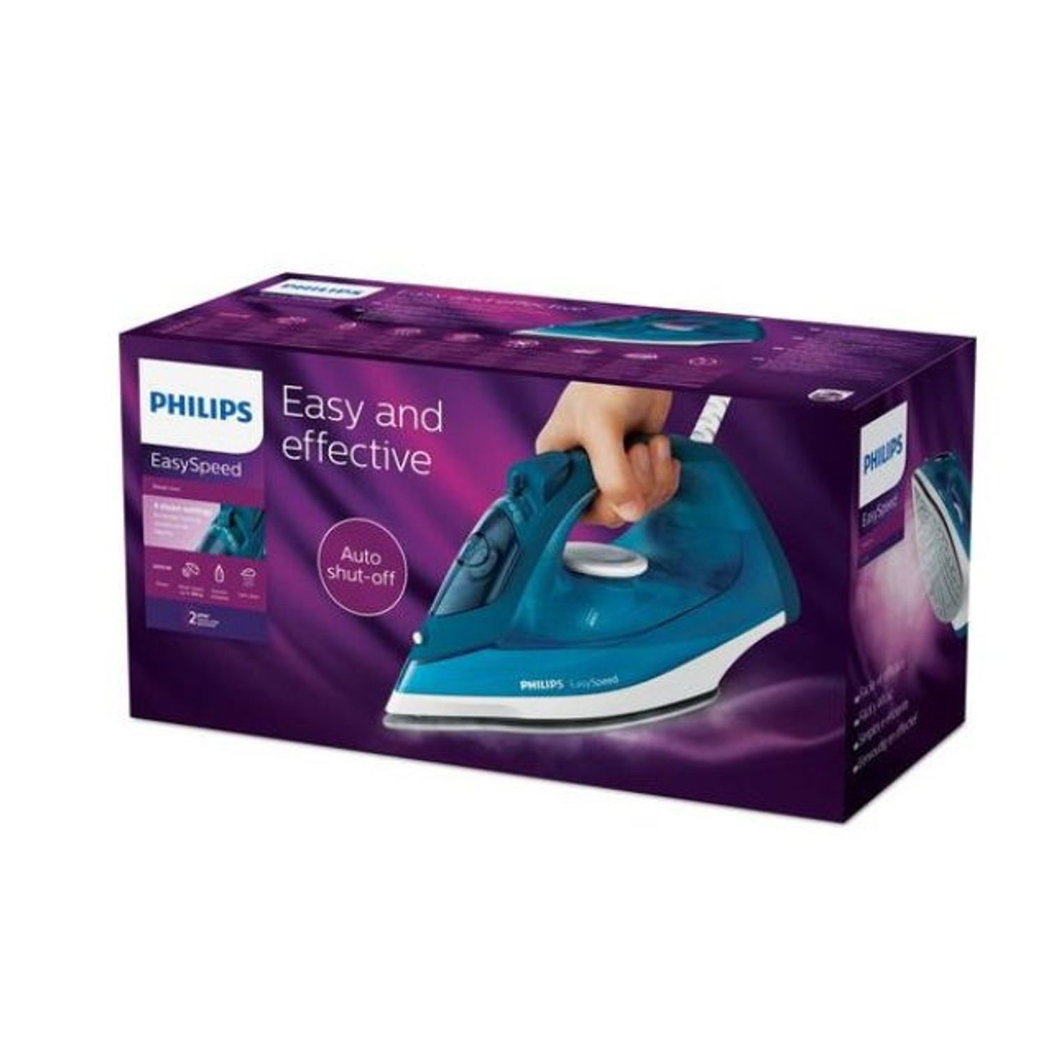Fier de calcat Philips EasySpeed GC1756/20, 2000 W, 100 g/min (Albastru) fotografia produsului View 2 L