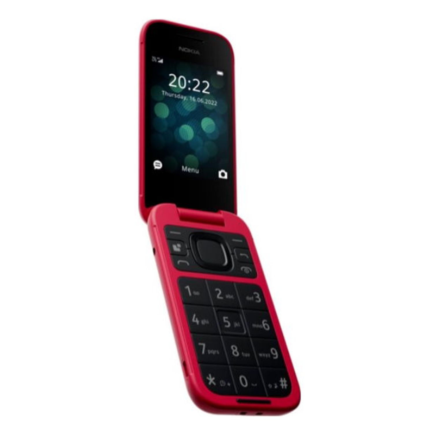 Telefon mobil Nokia 2660 Flip, Dual SIM, 4G (Rosu) fotografia produsului View 3 L