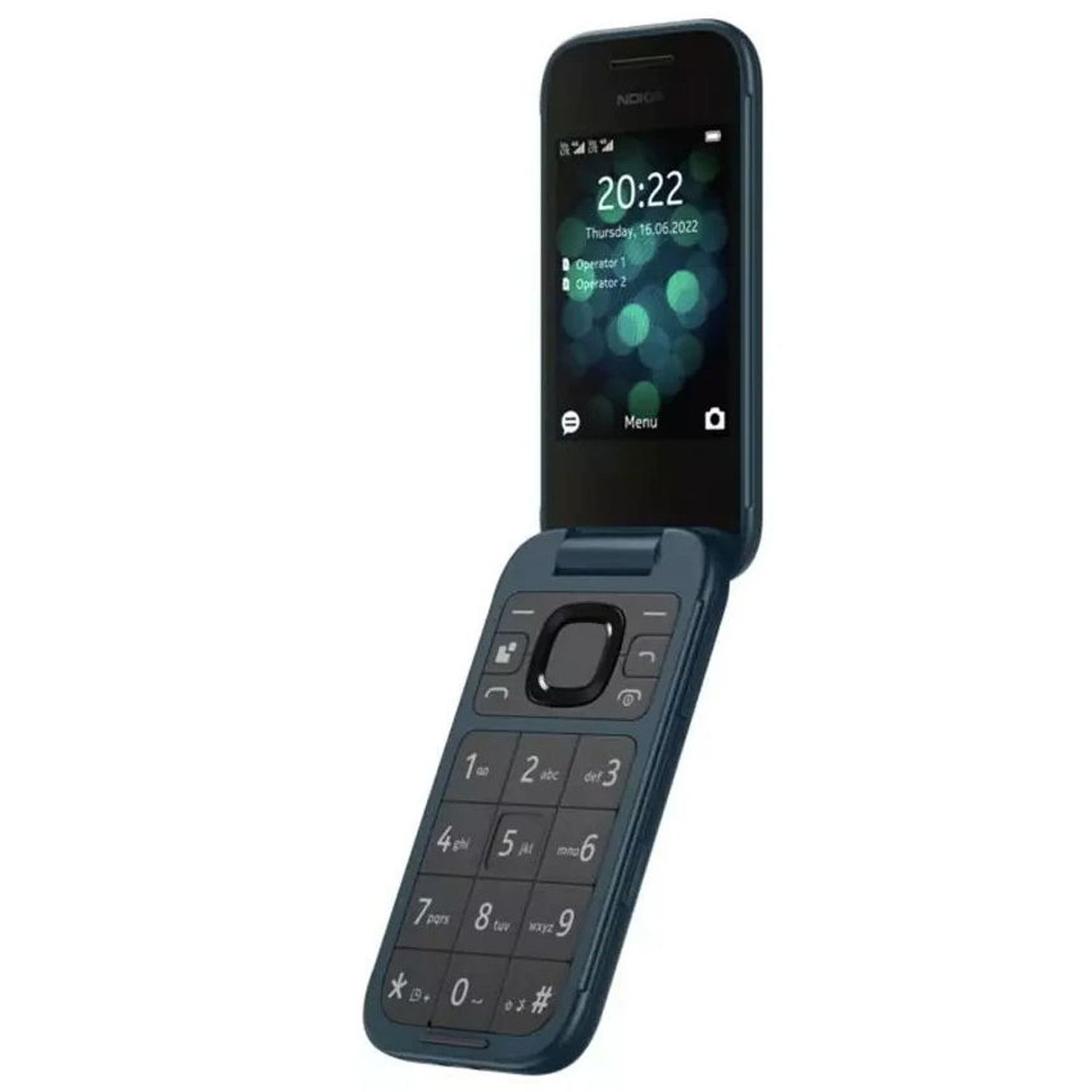 Telefon mobil Nokia 2660 Flip, Dual SIM, 4G (Albastru) - NOKIA