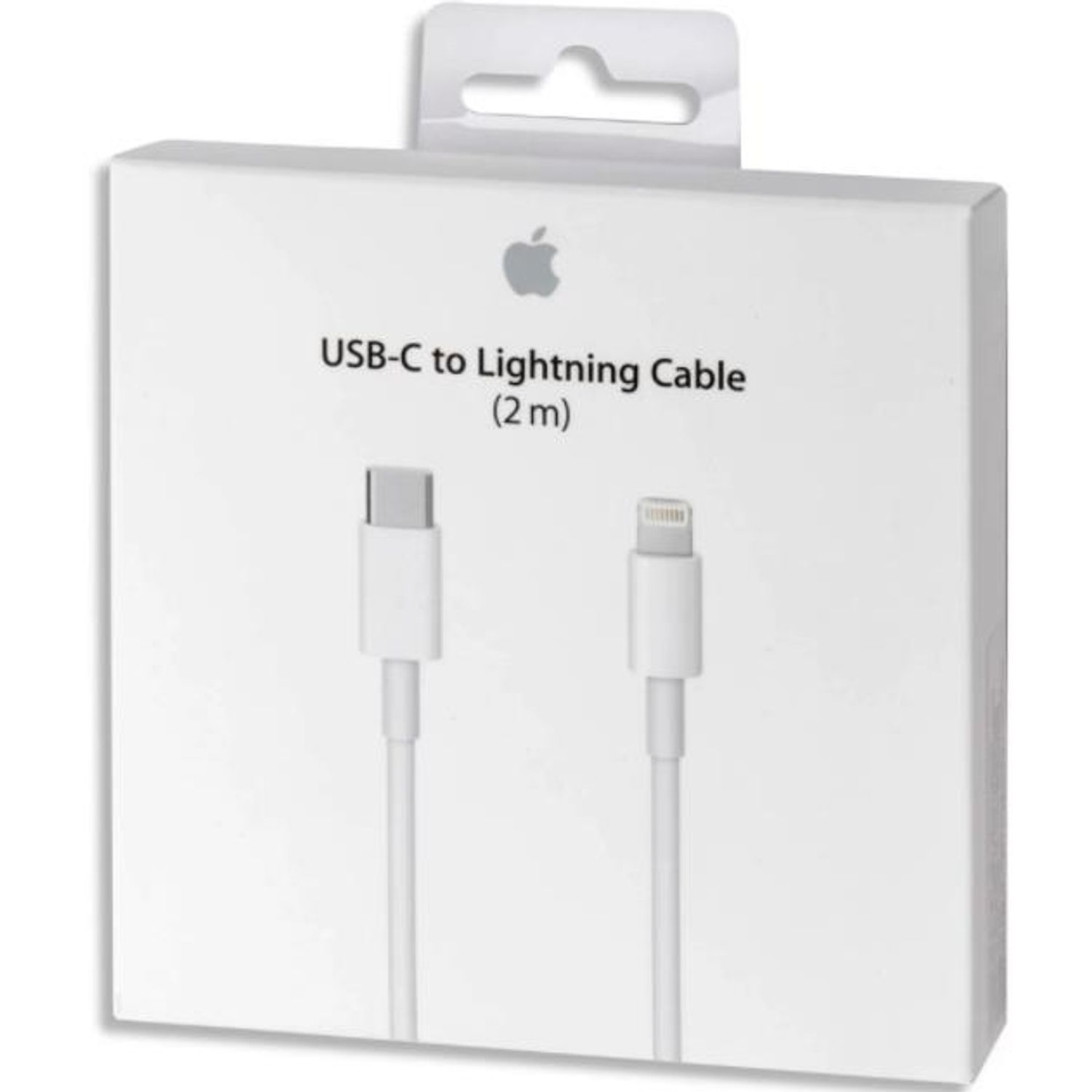 Cablu de date Apple MKQ42ZM/A, USB Tip-C - Lightning, 2m (Alb) fotografia produsului View 4 L