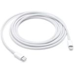 Cablu de date Apple MKQ42ZM/A, USB Tip-C - Lightning, 2m (Alb) fotografia produsului View 2 S