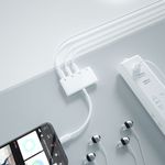 Adaptor STAR THT-019, Lightning - 2 x Jack 3.5mm/2 x Lightning (Alb) fotografia produsului View 2 S