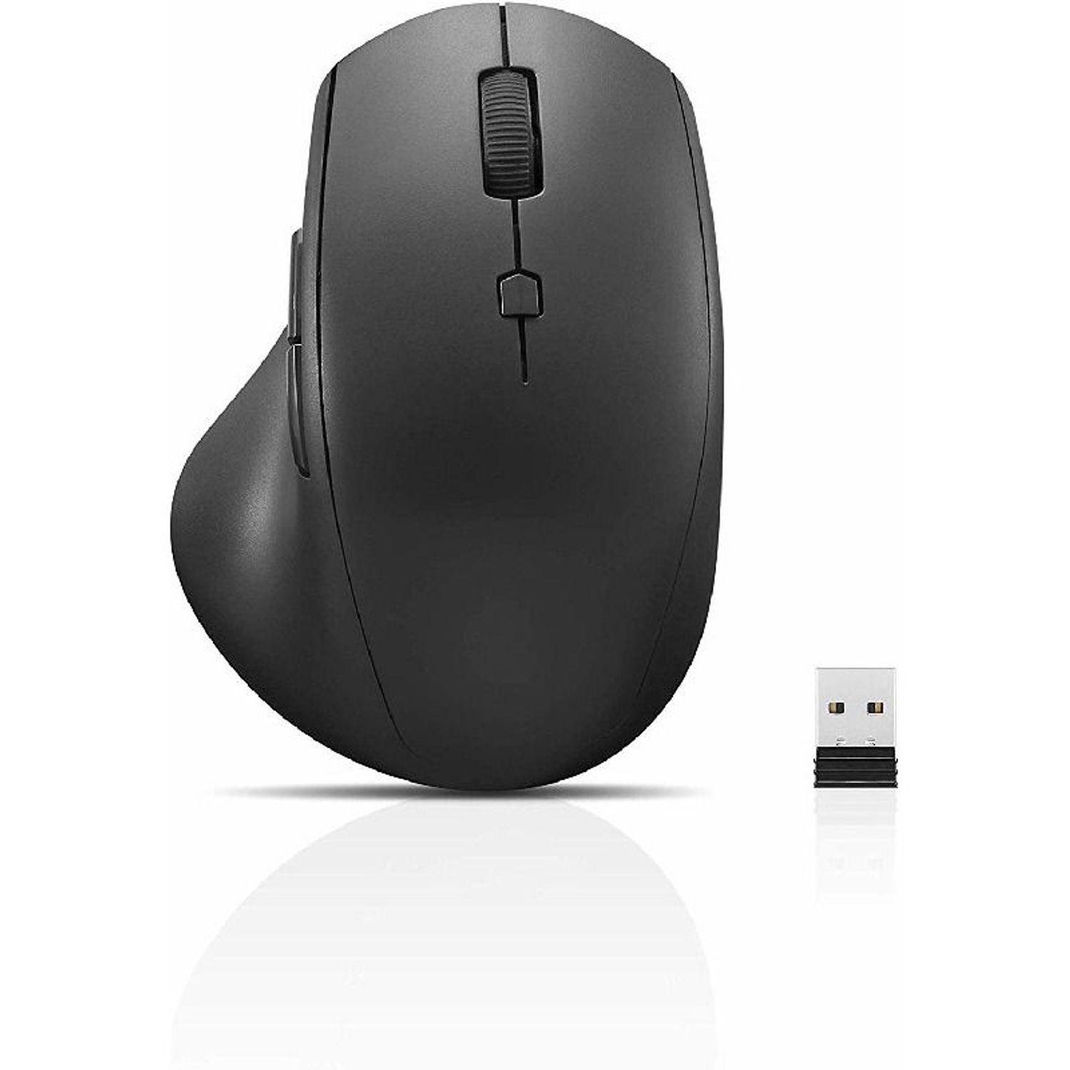 Mouse Wireless Lenovo GY50U89282, USB (Negru) fotografia produsului View 2 L