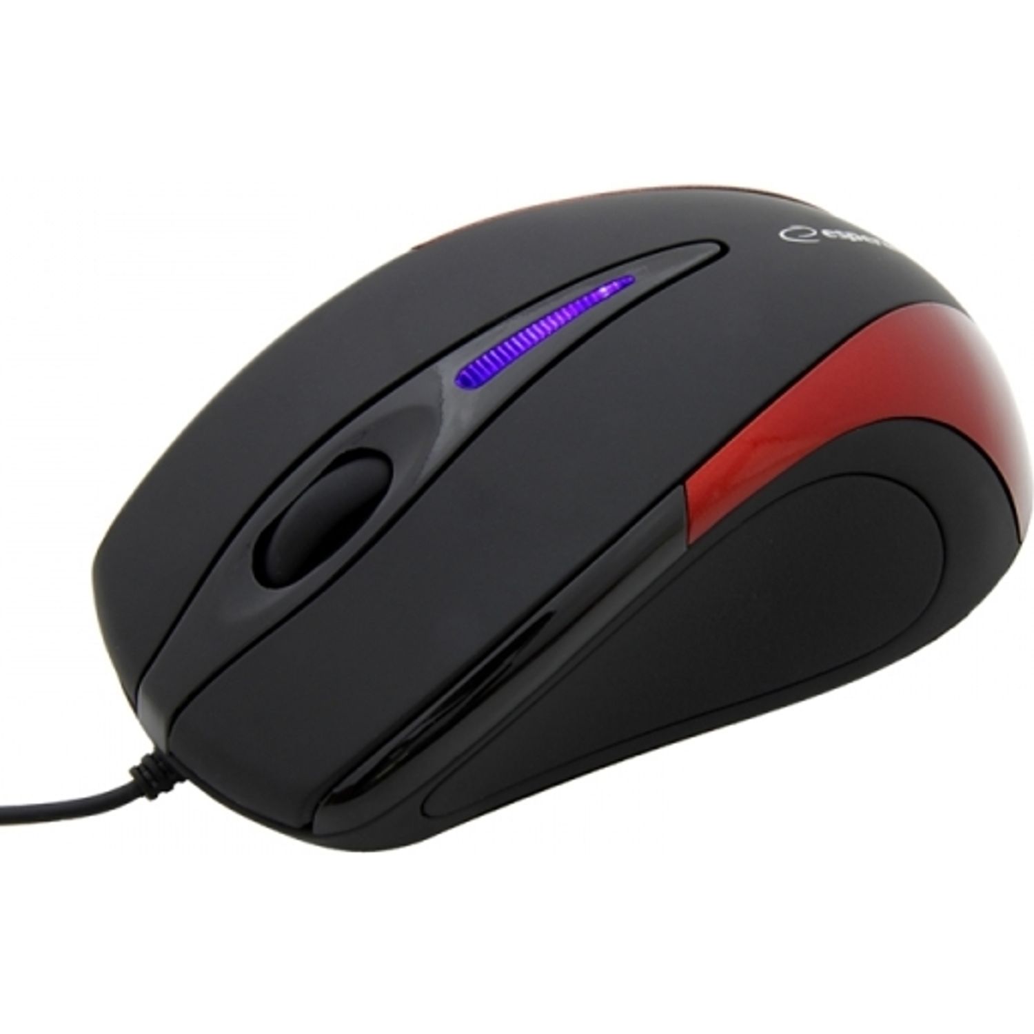Mouse ESPERANZA EM102R (Negru/Rosu) fotografia produsului View 2 L