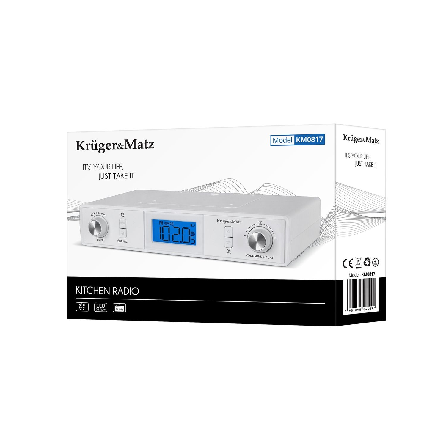 Radio bucatarie Kruger&Matz, Bluetooth fotografia produsului View 3 L