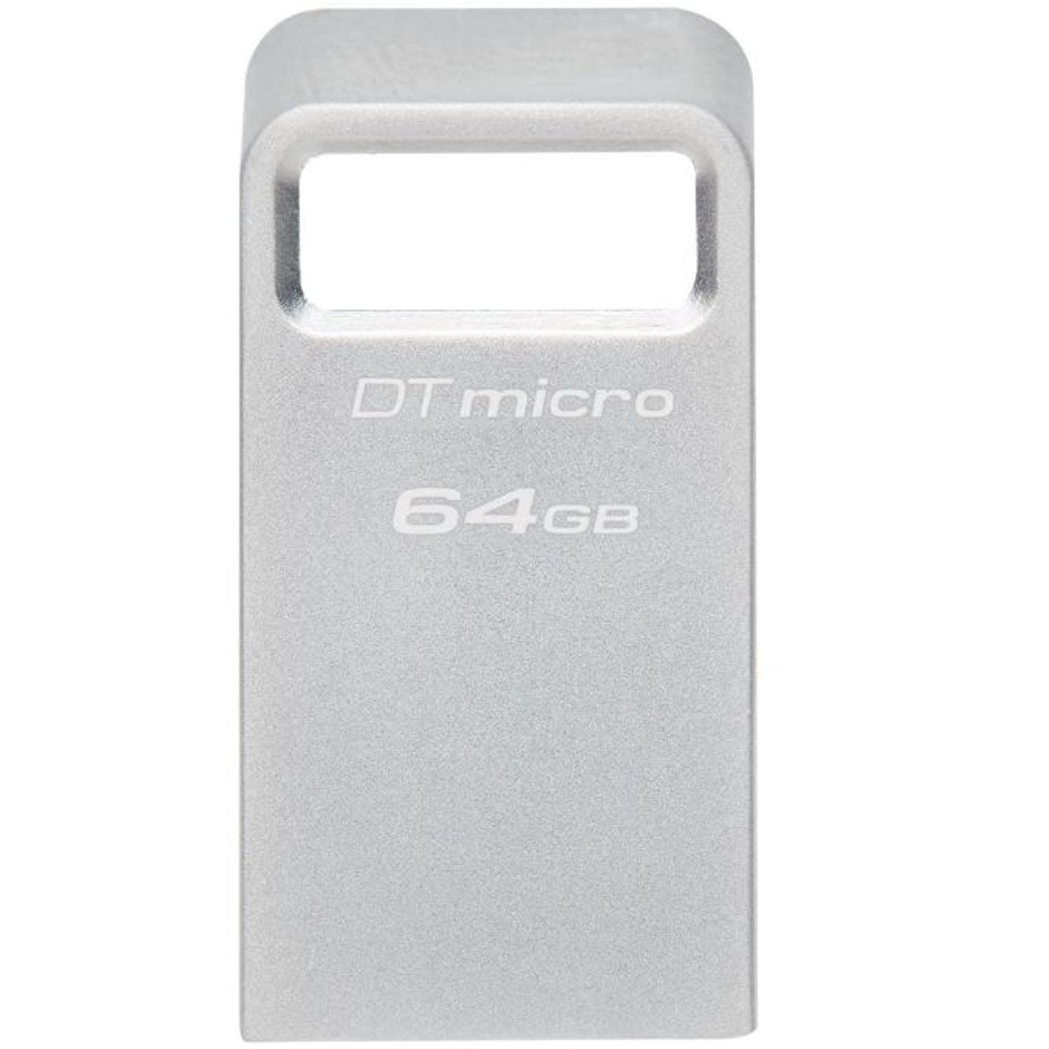 Stick USB Kingston Data Traveler Micro, 64GB, USB 3.2 (Argintiu) fotografia produsului