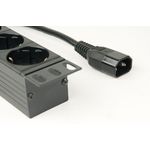 Prelungitor Gembird EG-PDU-014-C14, 8 prize, 3 m (Negru) fotografia produsului View 2 S