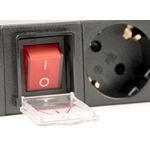Prelungitor Gembird EG-PDU-014-C14, 8 prize, 3 m (Negru) fotografia produsului View 3 S