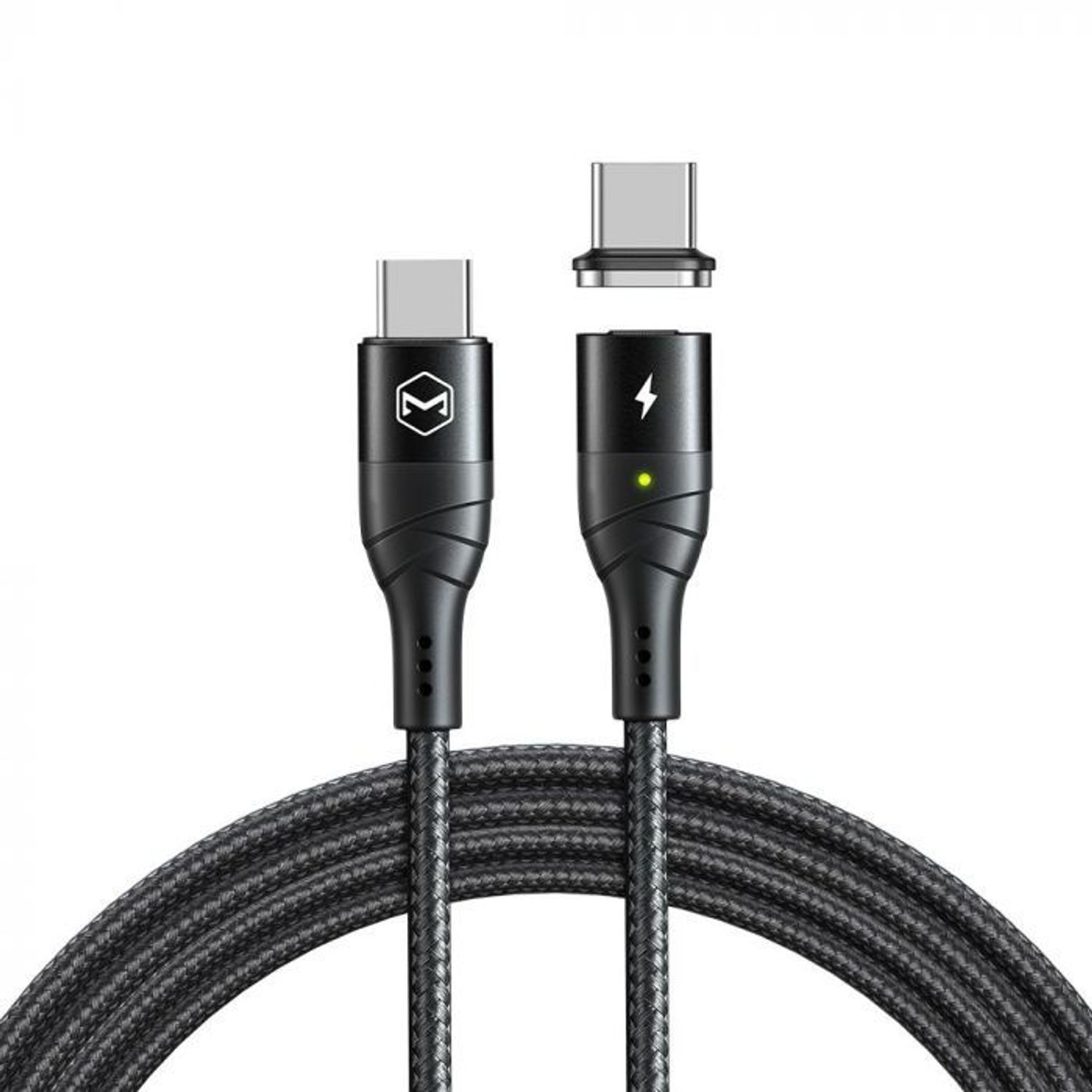 Cablu de date Mcdodo Breeze Series Magnetic Pro, USB Type-C - USB Type-C, PD, 100W, 1.2m fotografia produsului