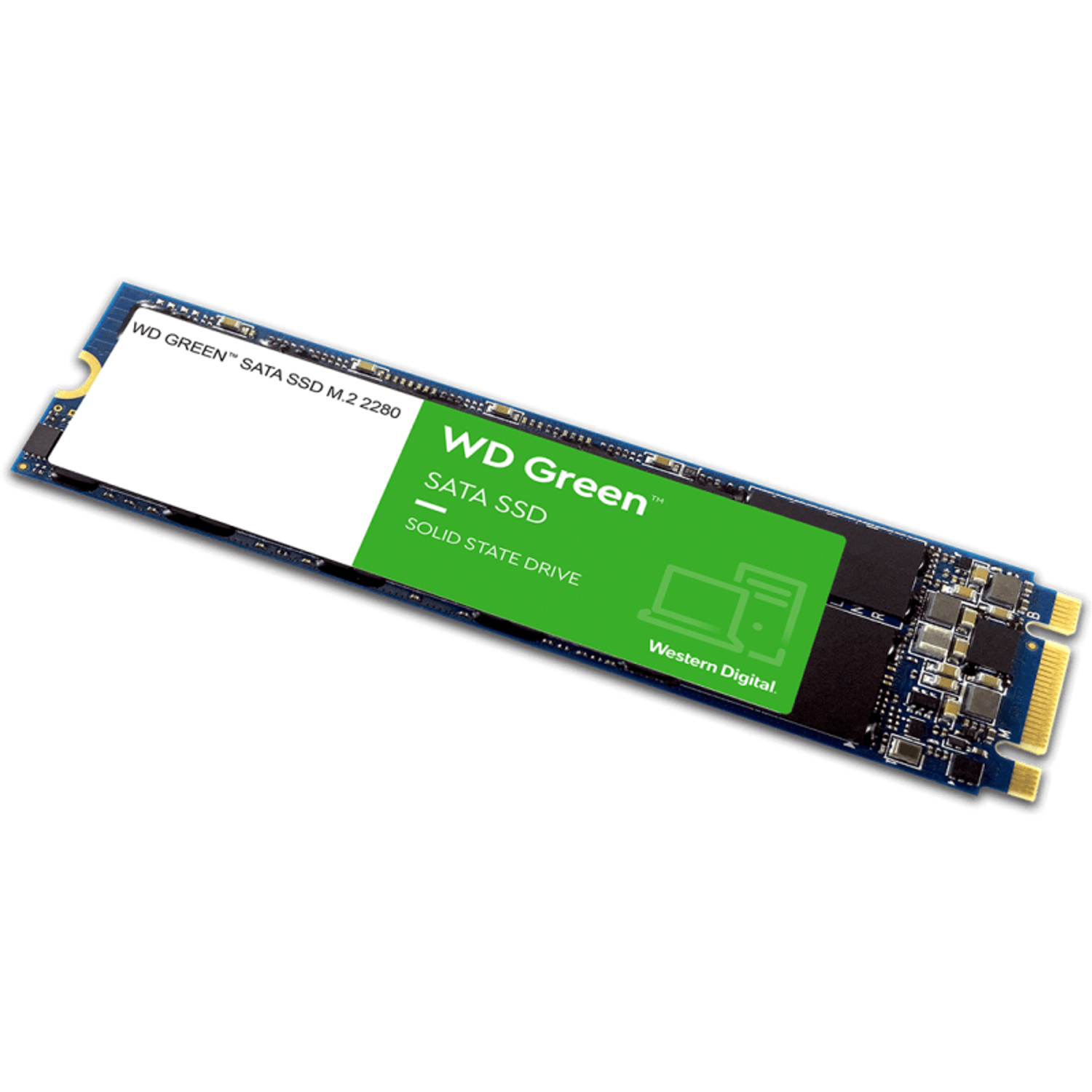 SSD Western Digital Green 240GB SATA-III M.2 2280 fotografia produsului View 2 L
